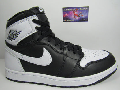 JORDAN 1 HIGH PANDA BLACK AND WHITE EN CAJA