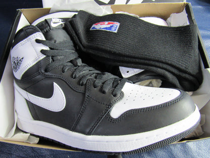 JORDAN 1 HIGH PANDA BLACK AND WHITE EN CAJA