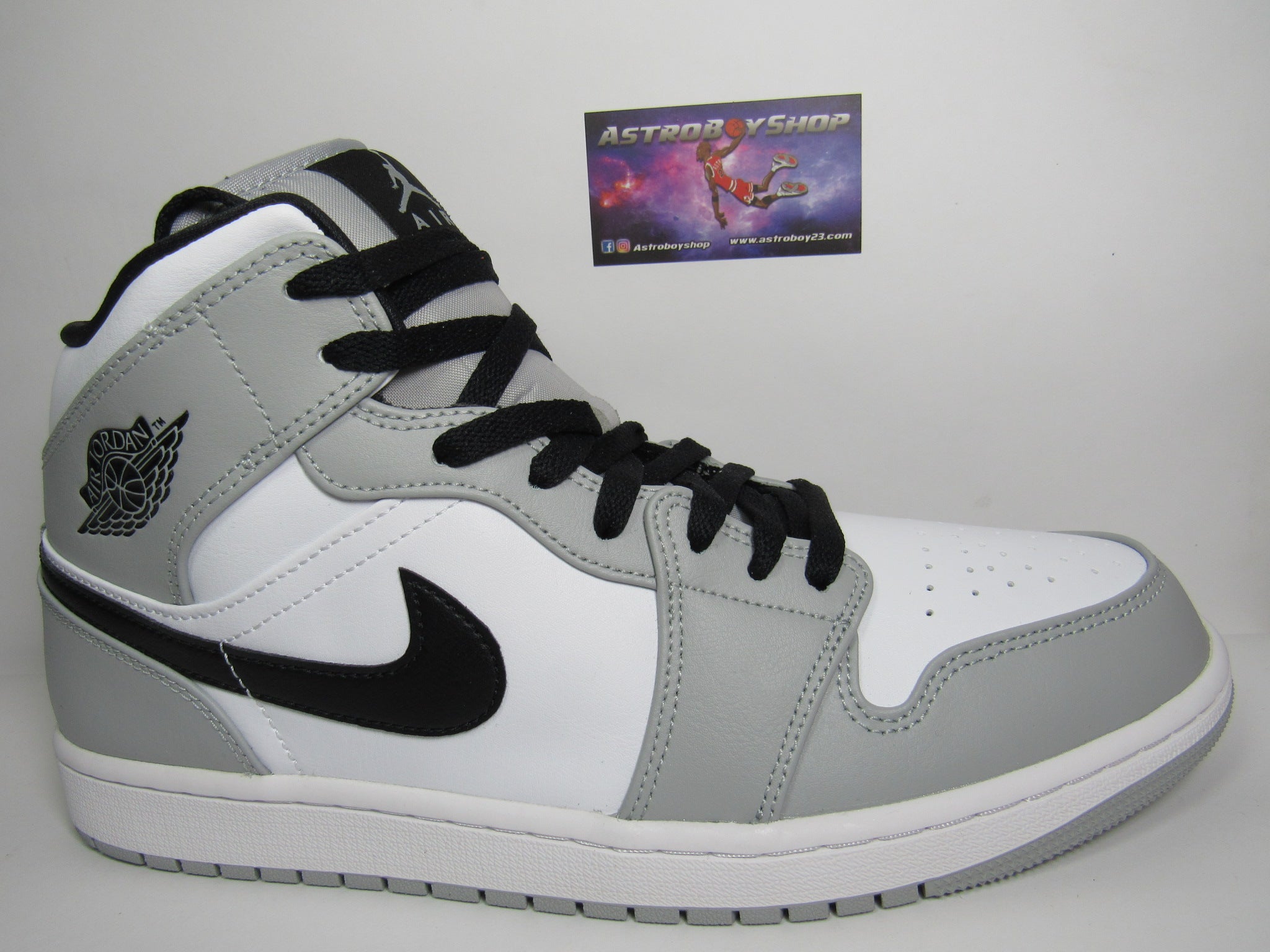 Grey black jordan 1 best sale