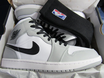 JORDAN 1 MID SMOKE GREY EN CAJA