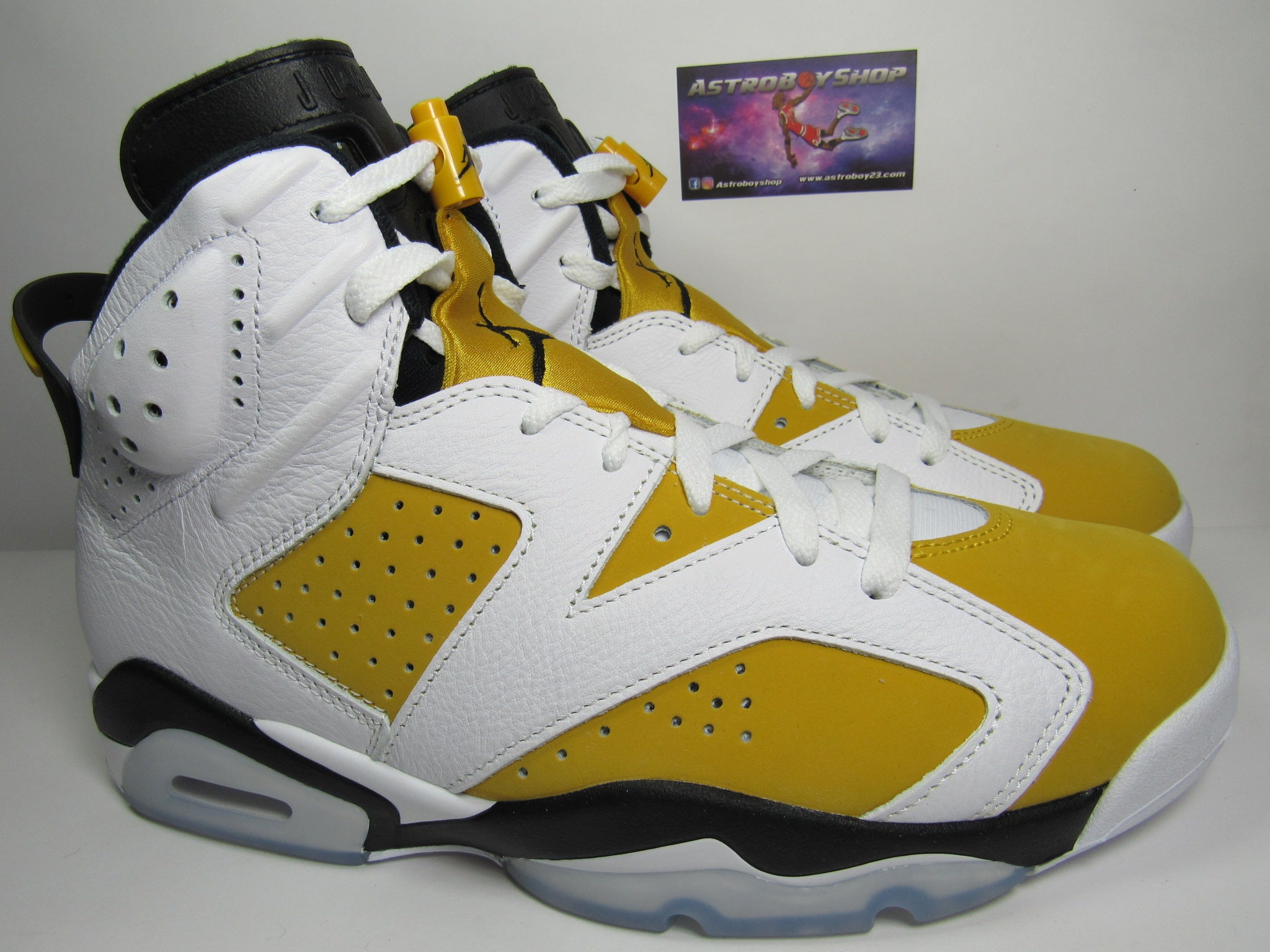 Gold jordans 6 best sale