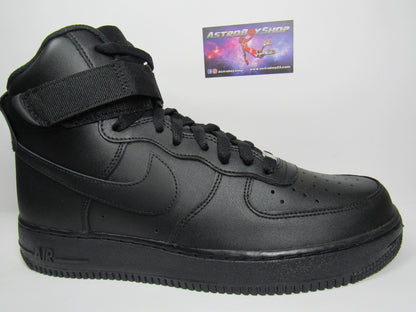 NIKE AIR FORCE 1 HIGH TRIPLE BLACK EN CAJA