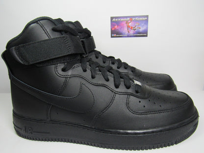 NIKE AIR FORCE 1 HIGH TRIPLE BLACK EN CAJA
