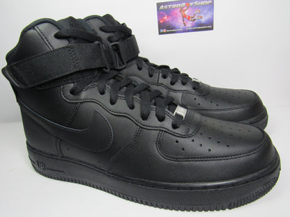 NIKE AIR FORCE 1 HIGH TRIPLE BLACK EN CAJA