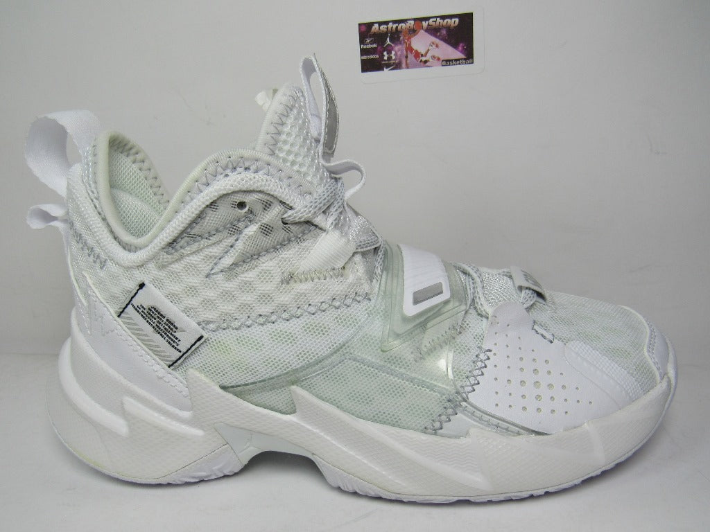 JORDAN WESTBROOK ZERO 3 WHITE KIDS EN CAJA