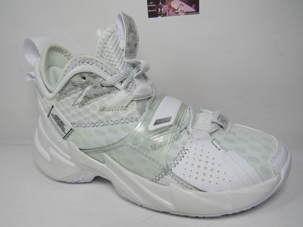 JORDAN WESTBROOK ZERO 3 WHITE KIDS EN CAJA