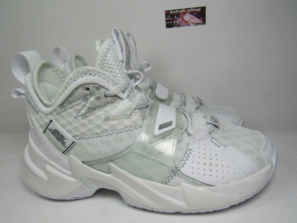 JORDAN WESTBROOK ZERO 3 WHITE KIDS EN CAJA