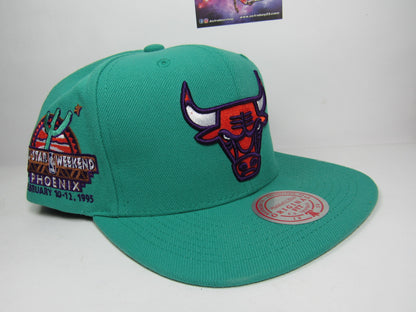 GORRA PLANA BULLS ALL STARS PHOENIX EMERALD MITCHELL AND NESS