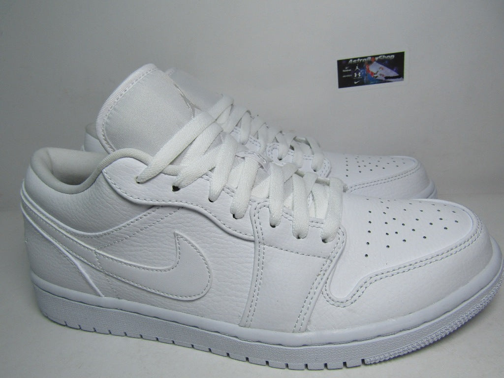 JORDAN 1 LOW TRIPLE WHITE EN CAJA oferta