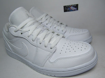 JORDAN 1 LOW TRIPLE WHITE EN CAJA oferta