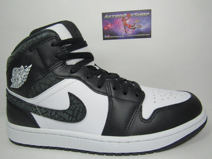 JORDAN 1 MID PANDA ELEPHANT EN CAJA
