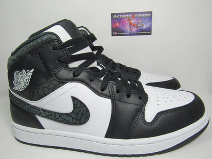 JORDAN 1 MID PANDA ELEPHANT EN CAJA