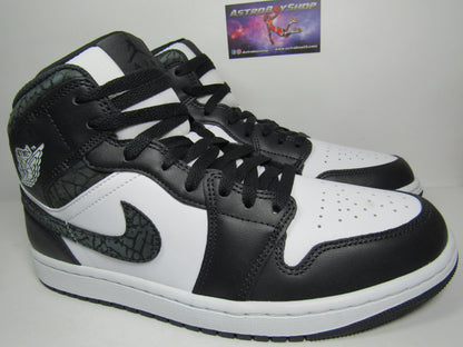JORDAN 1 MID PANDA ELEPHANT EN CAJA