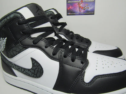 JORDAN 1 MID PANDA ELEPHANT EN CAJA