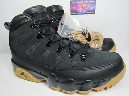 JORDAN 9 BOOT BLACK GUM EN CAJA