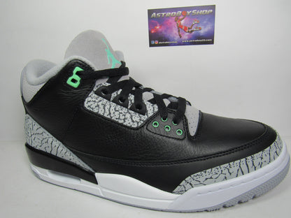 JORDAN 3 GREEN GLOW EDITION EN CAJA