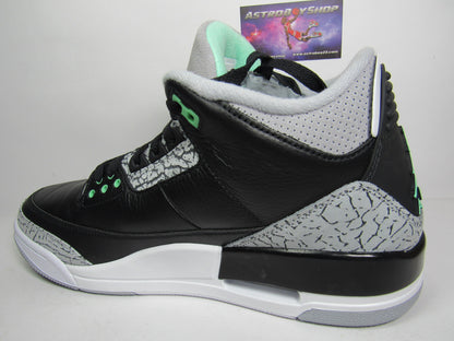 JORDAN 3 GREEN GLOW EDITION EN CAJA
