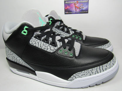 JORDAN 3 GREEN GLOW EDITION EN CAJA