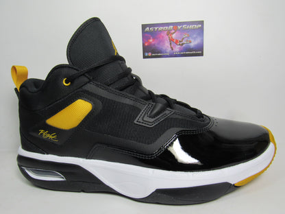 JORDAN STAY LOYAL 3 BLACK GOLD PATENT EN CAJA