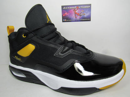 JORDAN STAY LOYAL 3 BLACK GOLD PATENT EN CAJA