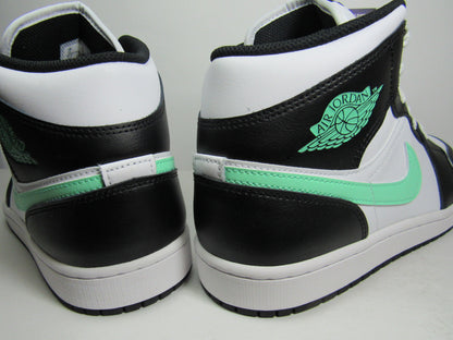 JORDAN 1 MID GREEN GLOW EN CAJA