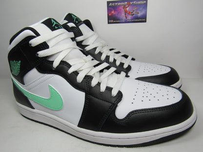 JORDAN 1 MID GREEN GLOW EN CAJA