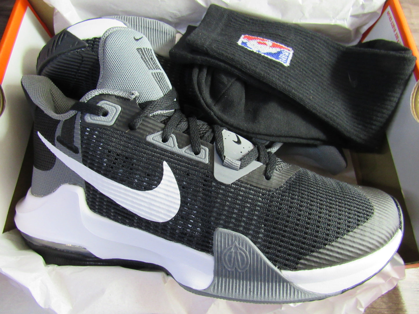 NIKE AIR MAX IMPACT 3 BLACK GREY EN CAJA