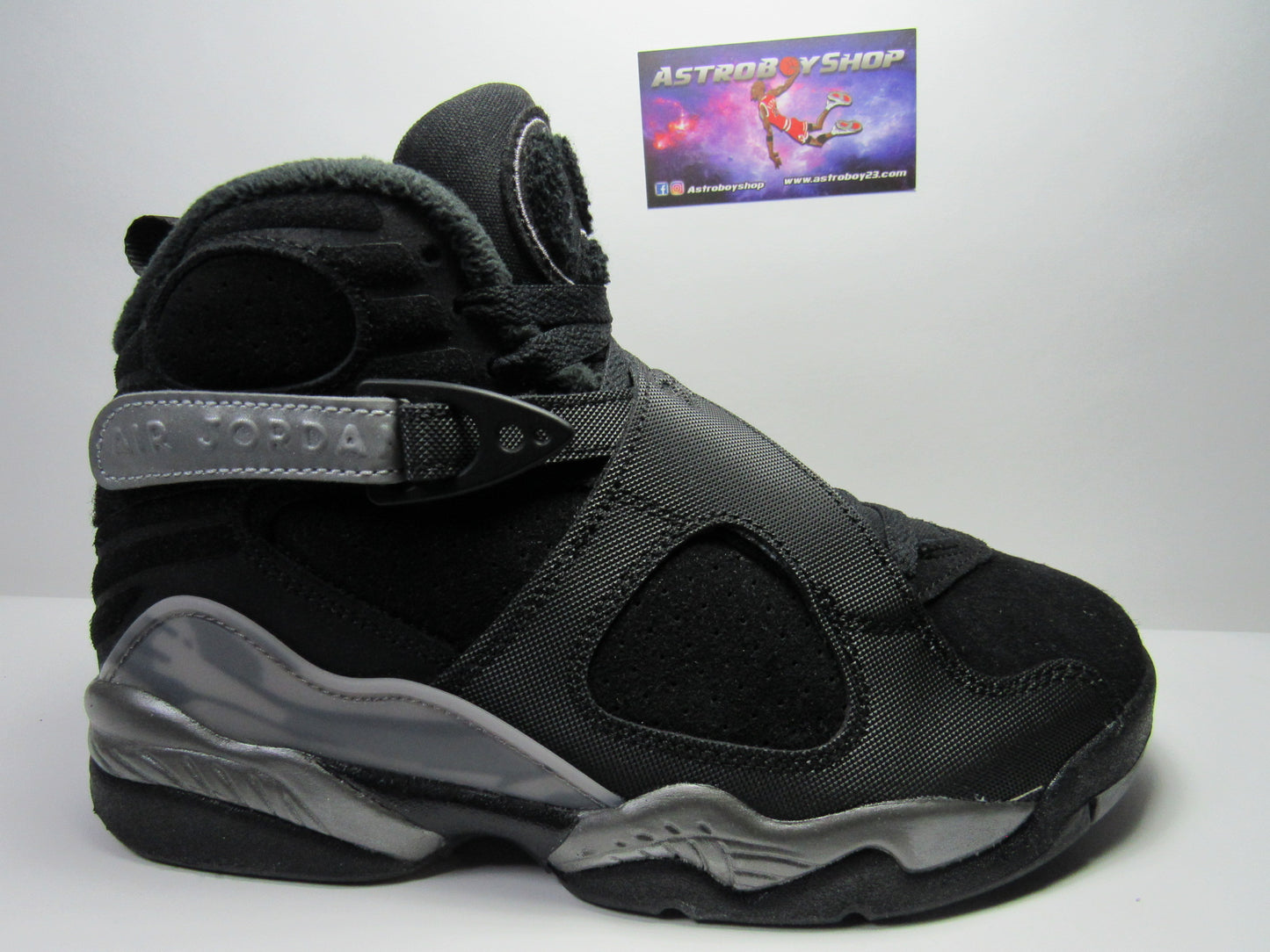 JORDAN 8 KIDS GUNSMOKE EN CAJA