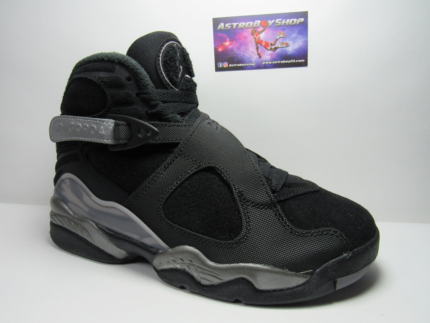 JORDAN 8 KIDS GUNSMOKE EN CAJA