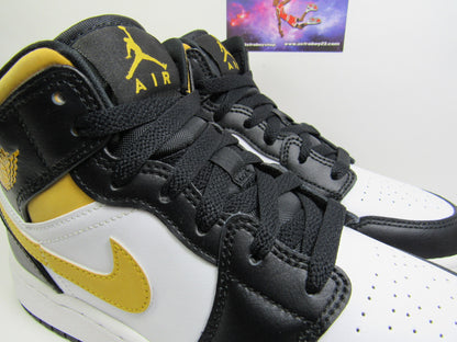 JORDAN 1 MID KIDS POLLEN EN CAJA