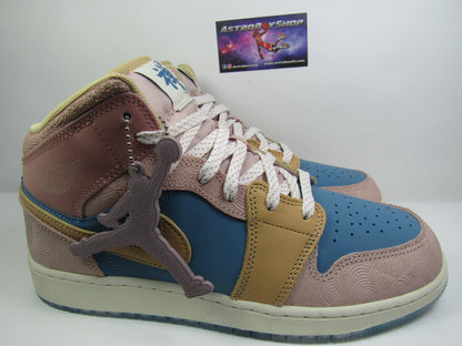 JORDAN 1 MID KIDS "ZEN" EN CAJA