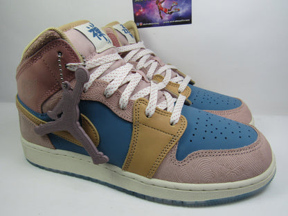 JORDAN 1 MID KIDS "ZEN" EN CAJA
