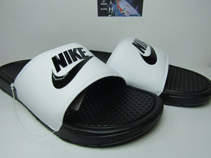 SANDALIAS NIKE BENASSI JDI WHITE EN CAJA