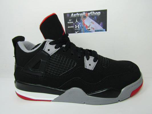 JORDAN 4 BRED PS ESCOLARES EN CAJA