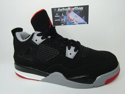 JORDAN 4 BRED PS ESCOLARES EN CAJA