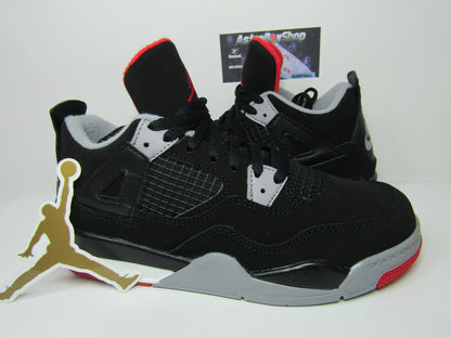 JORDAN 4 BRED PS ESCOLARES EN CAJA
