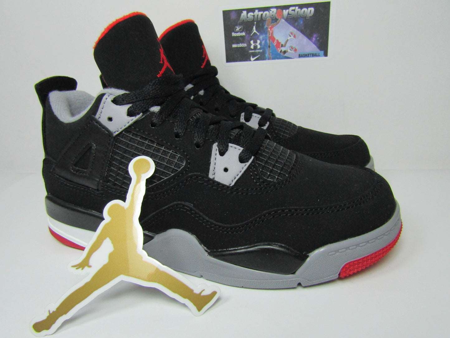 JORDAN 4 BRED PS ESCOLARES EN CAJA