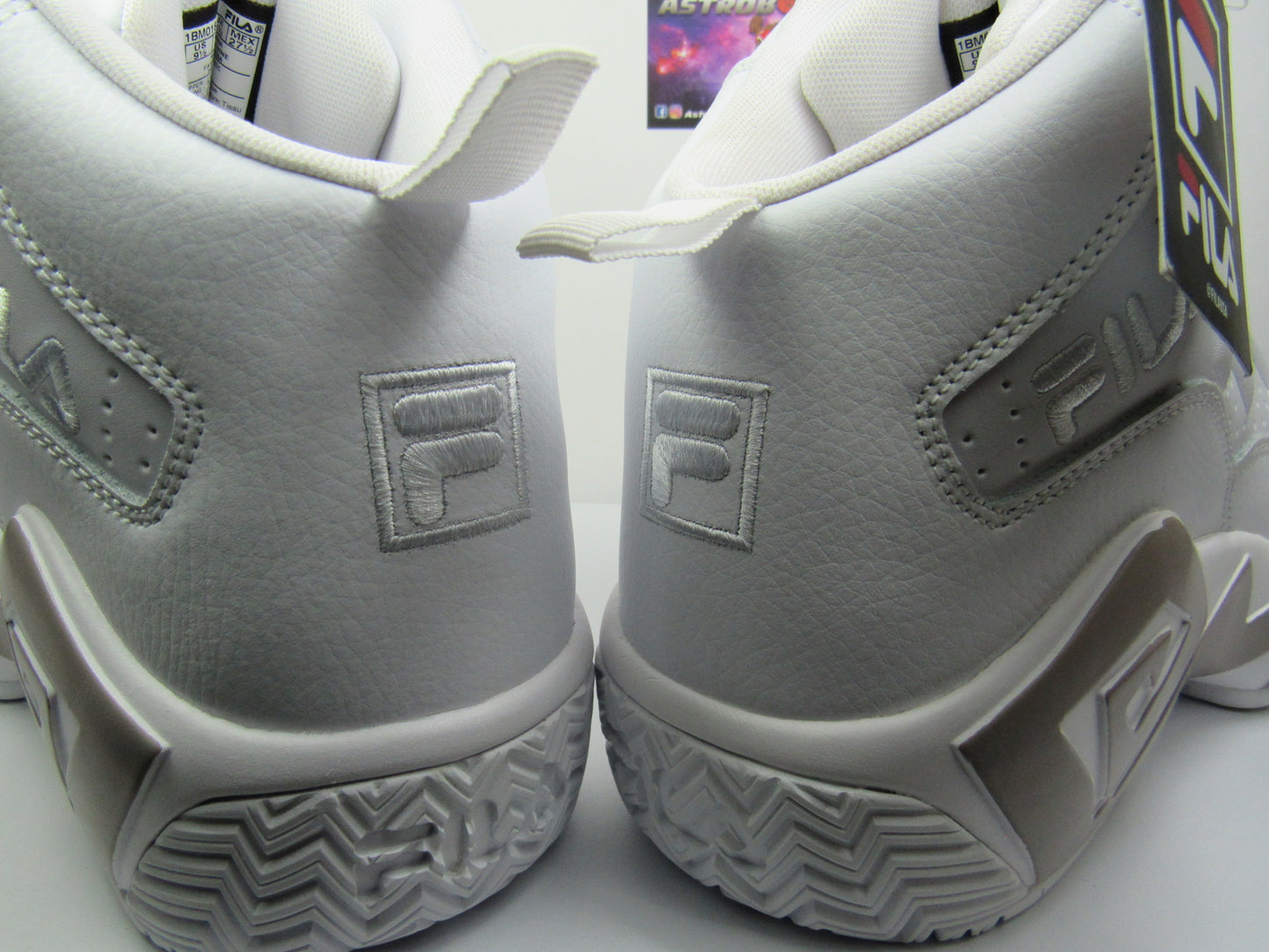 FILA MESH MASHBURN WHITE GREY EN CAJA