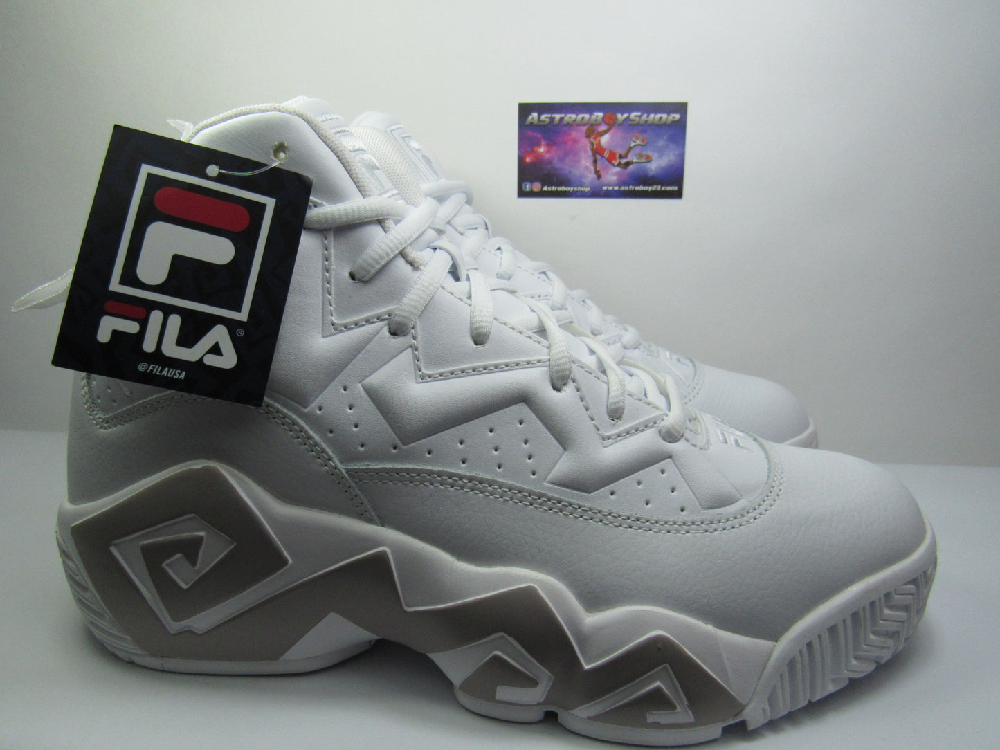 FILA MESH MASHBURN WHITE GREY EN CAJA