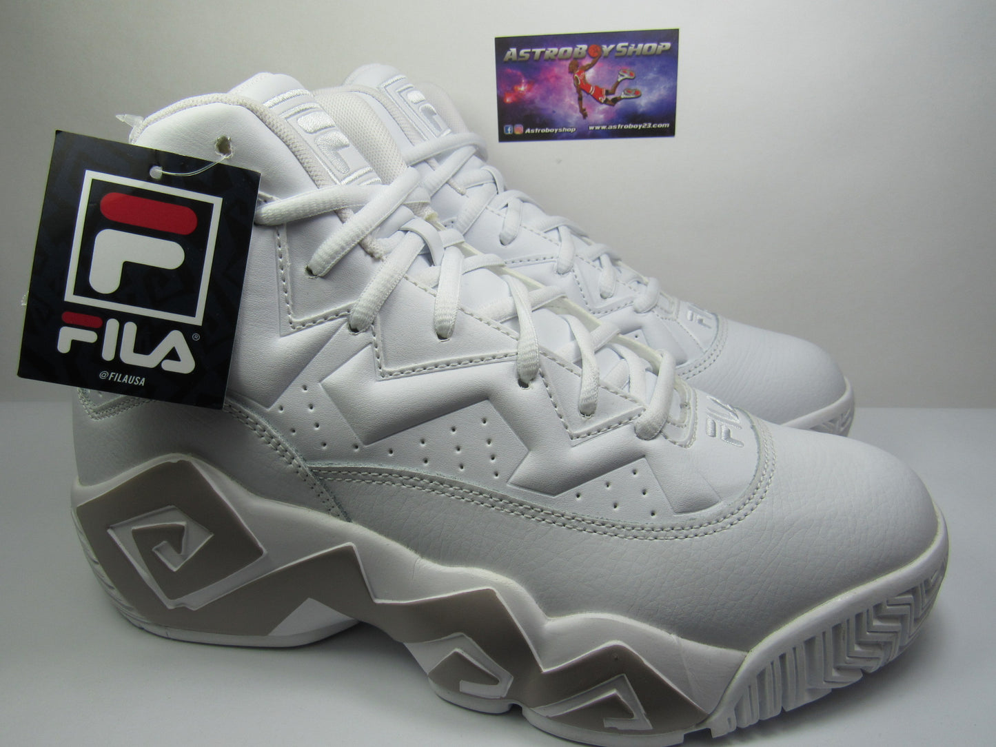 FILA MESH MASHBURN WHITE GREY EN CAJA