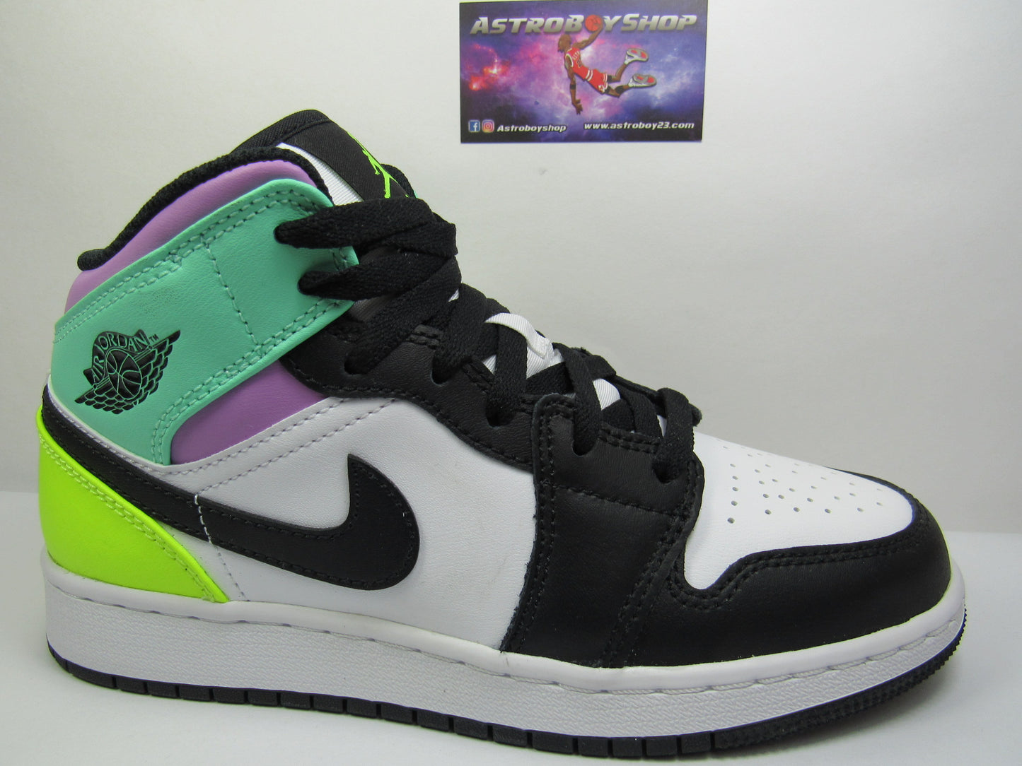 JORDAN 1 MID KIDS PASTEL EN CAJA