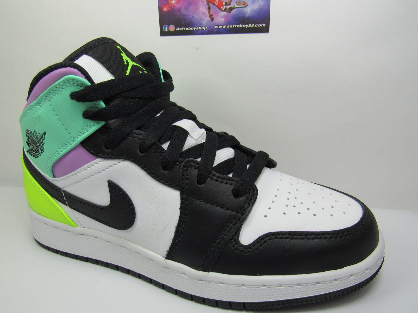 JORDAN 1 MID KIDS PASTEL EN CAJA