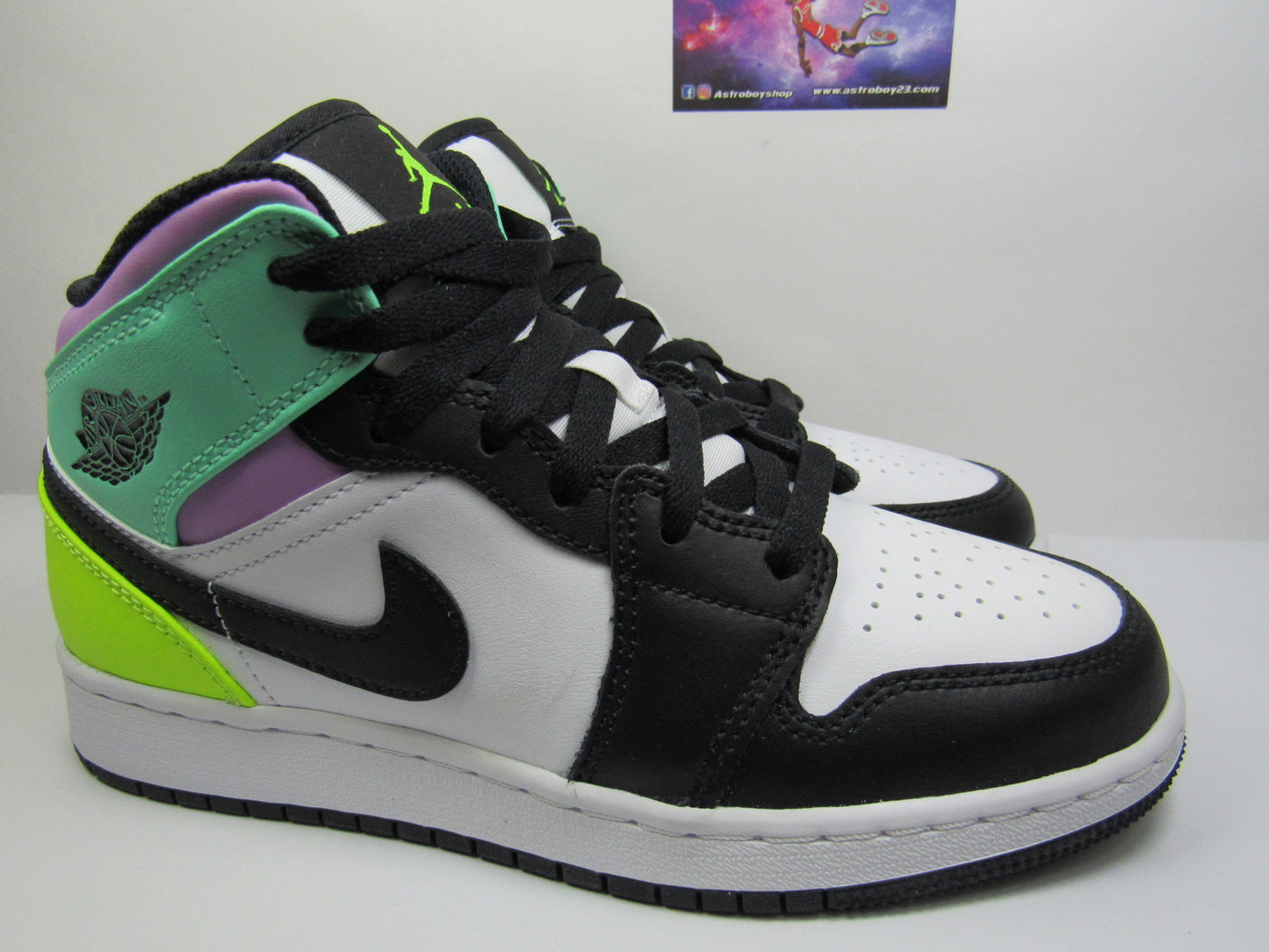 JORDAN 1 MID KIDS PASTEL EN CAJA