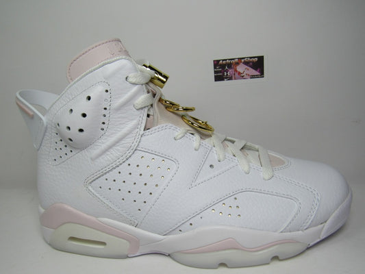 JORDAN 6 WOMENS GOLDEN HOOPS EN CAJA