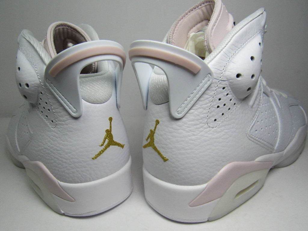 JORDAN 6 WOMENS GOLDEN HOOPS EN CAJA