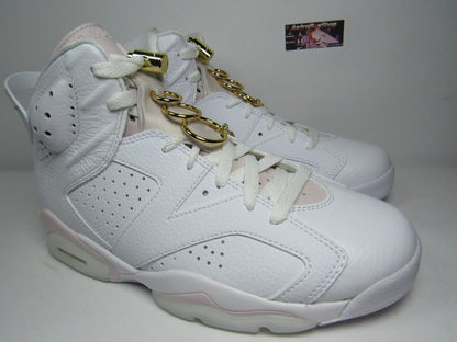 JORDAN 6 WOMENS GOLDEN HOOPS EN CAJA
