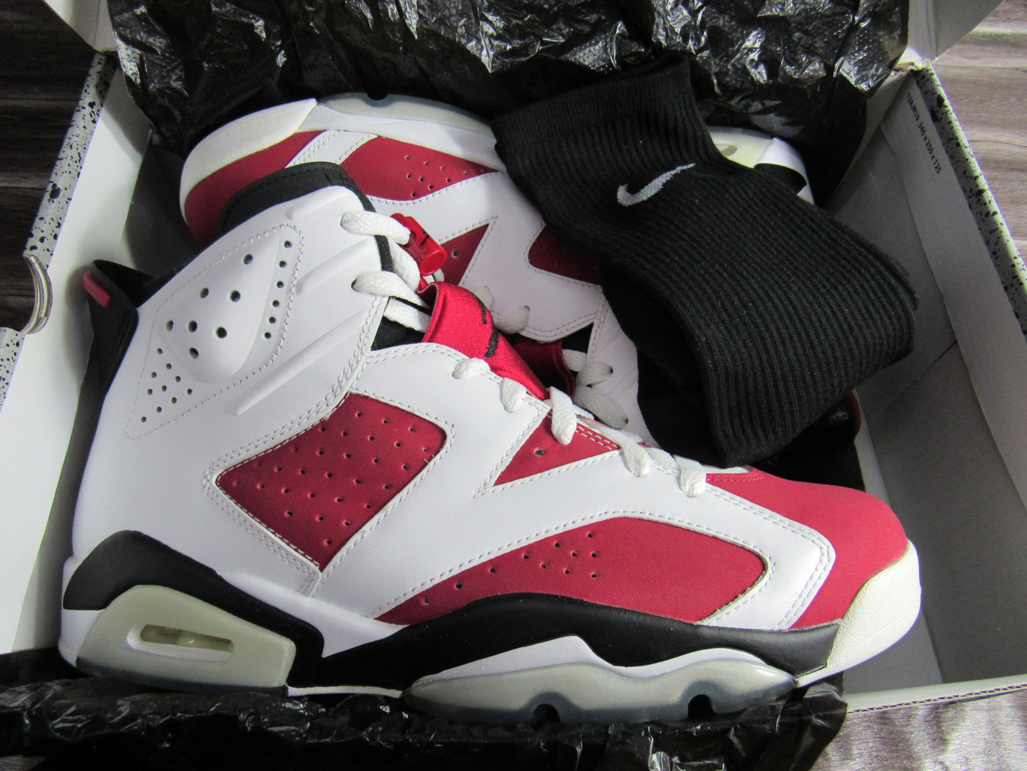 JORDAN 6 CARMINE 2014 EN CAJA