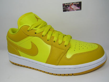 JORDAN 1 LOW WMNS YELLOW STRIKE EN CAJA