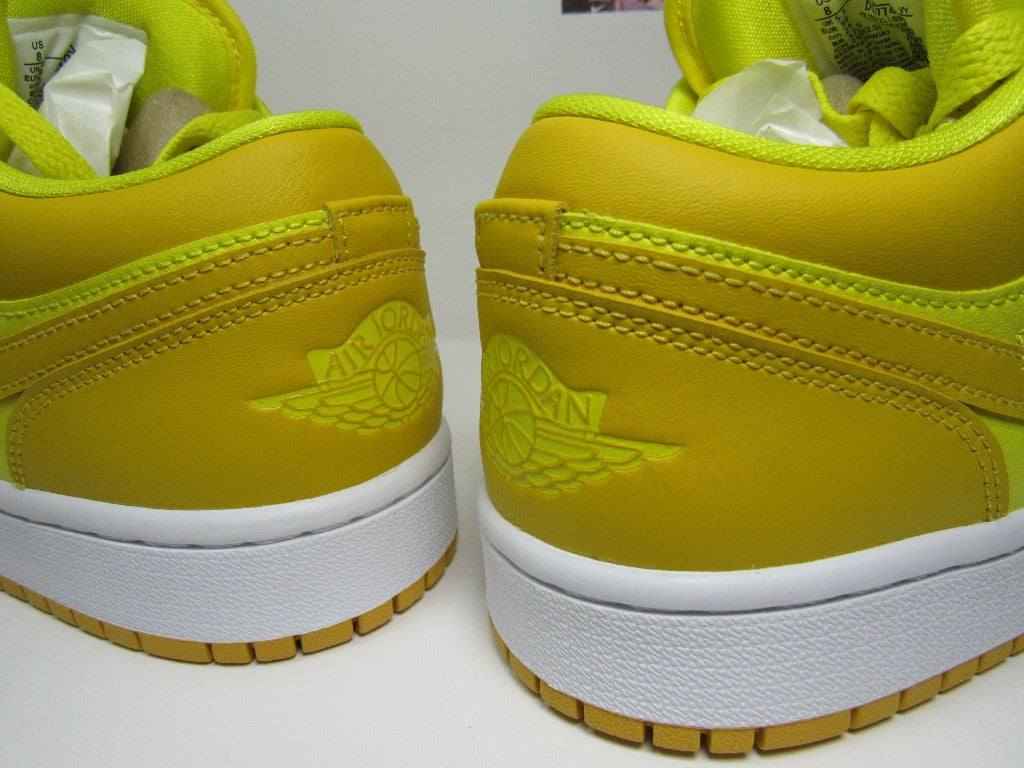 JORDAN 1 LOW WMNS YELLOW STRIKE EN CAJA