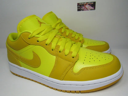 JORDAN 1 LOW WMNS YELLOW STRIKE EN CAJA
